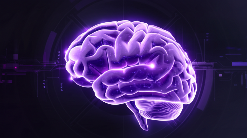 AI brain visualization